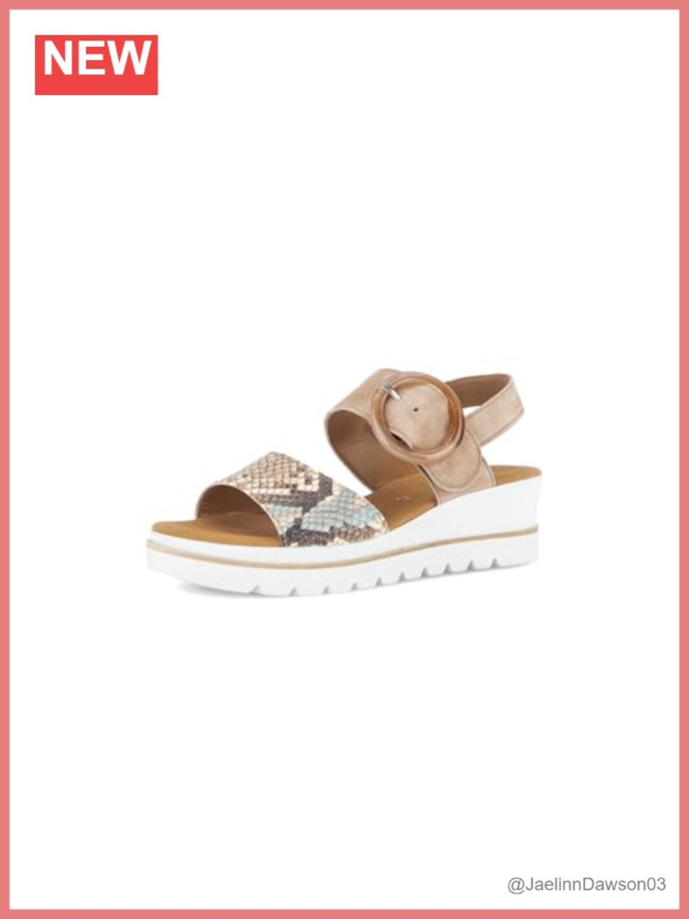 Woven Wedge Sandals with Buckle Straps